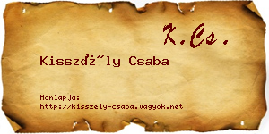 Kisszély Csaba névjegykártya